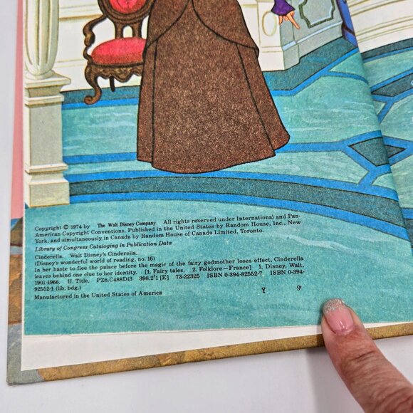 Disney Books Cinderella The Sword In The Stone Bambi Winnie The Pooh 1974 1975 - Picture 9 of 16